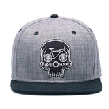 Original Baseball Snapback Cap Embroidery SKULL